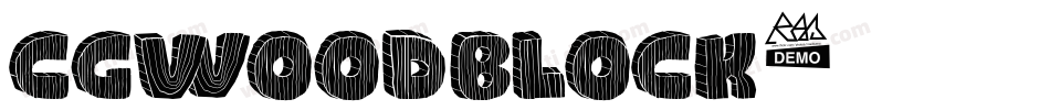 CgWoodBlock字体转换