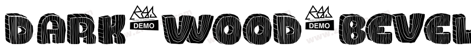 Dark-Wood-Beveled字体转换