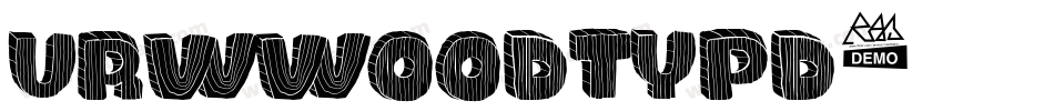 URWWoodTypD字体转换