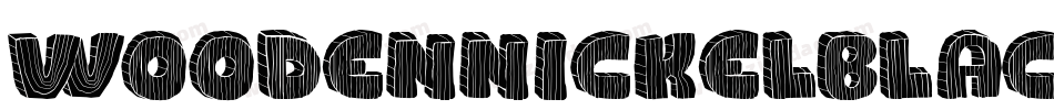 Woodennickelblack-Jnza字体转换