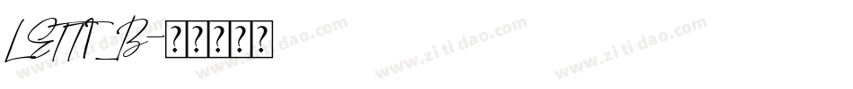 LETT1_B字体转换