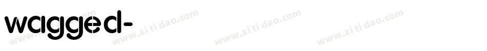 wagged字体转换