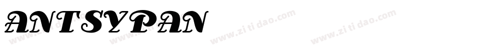 ANTSYPAN字体转换