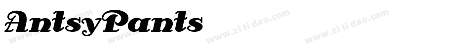 AntsyPants手机版字体转换