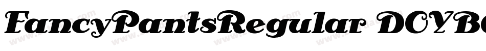 FancyPantsRegular-DOYB0字体转换