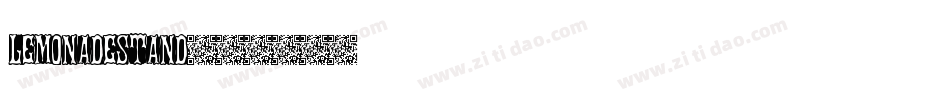 LemonadeStand字体转换