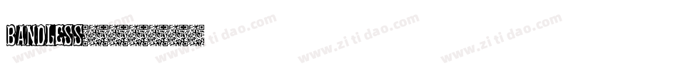 bandless字体转换