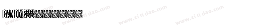bandmess字体转换