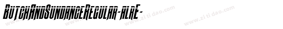 ButchAndSundanceRegular-alrE字体转换