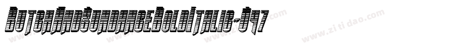 ButchAndSundanceBoldItalic-O47d字体转换