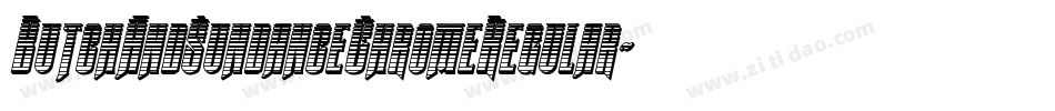 ButchAndSundanceChromeRegular-xeYO字体转换