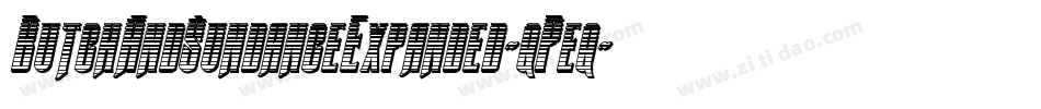 ButchAndSundanceExpanded-qPeq字体转换 ButchAndSundanceExpanded-qPeq字体转换