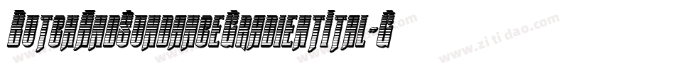 ButchAndSundanceGradientItal-G98A字体转换