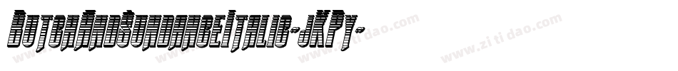 ButchAndSundanceItalic-jKPy字体转换 ButchAndSundanceItalic-jKPy字体转换
