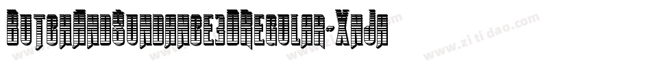 ButchAndSundance3DRegular-XnJa字体转换