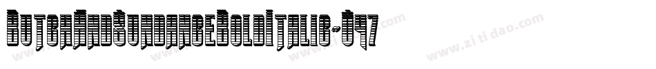 ButchAndSundanceBoldItalic-O47d字体转换