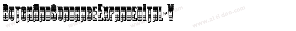 ButchAndSundanceExpandedItal-VZoe字体转换