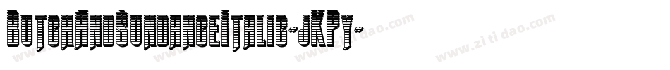 ButchAndSundanceItalic-jKPy字体转换 ButchAndSundanceItalic-jKPy字体转换