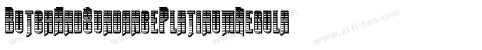 ButchAndSundancePlatinumRegular-5qvv字体转换