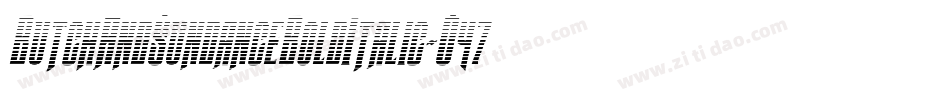 ButchAndSundanceBoldItalic-O47d字体转换