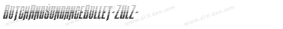 ButchAndSundanceBullet-ZDlZ字体转换