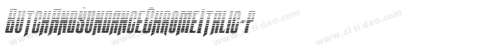 ButchAndSundanceChromeItalic-pd0D字体转换