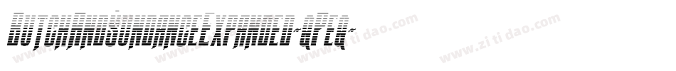 ButchAndSundanceExpanded-qPeq字体转换 ButchAndSundanceExpanded-qPeq字体转换