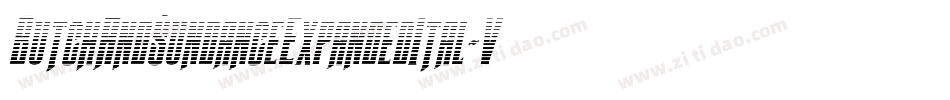 ButchAndSundanceExpandedItal-VZoe字体转换