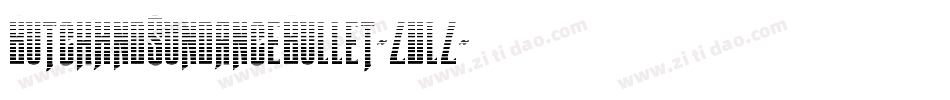 ButchAndSundanceBullet-ZDlZ字体转换