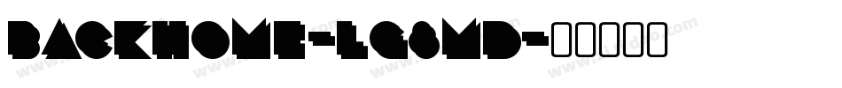 BackHome-lg8Md字体转换