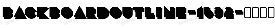 BackboardOutline-1632字体转换