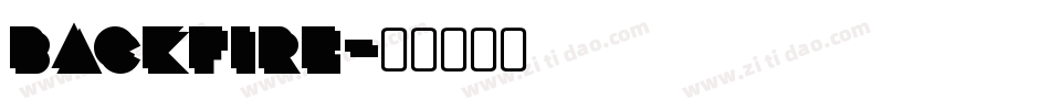 Backfire字体转换