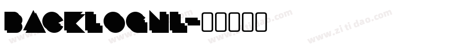 Backlognl字体转换