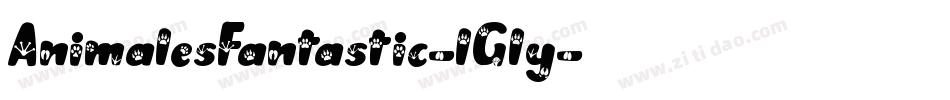 AnimalesFantastic-lGly字体转换