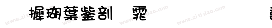 华康中亭字体生成器字体转换