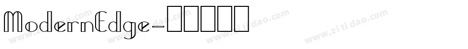 ModernEdge字体转换
