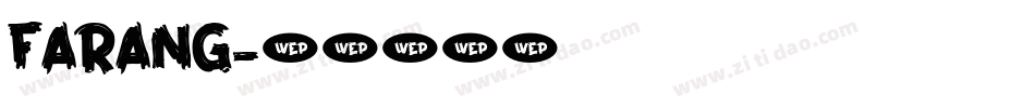 FARANG字体转换