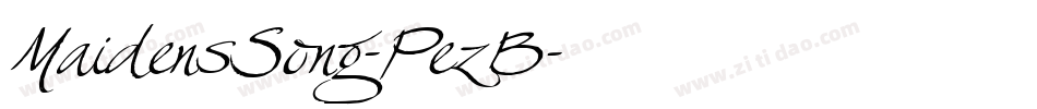 MaidensSong-PezB字体转换