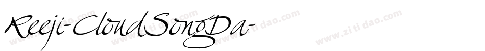 Reeji-CloudSongDa字体转换