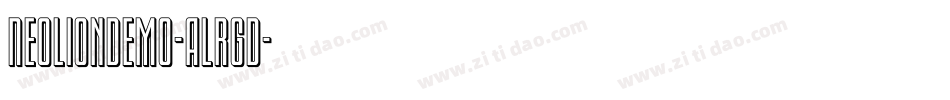 NeolionDemo-ALRgD字体转换