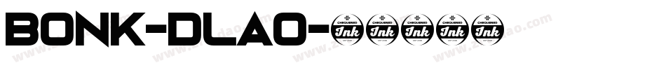 Bonk-DLa0字体转换