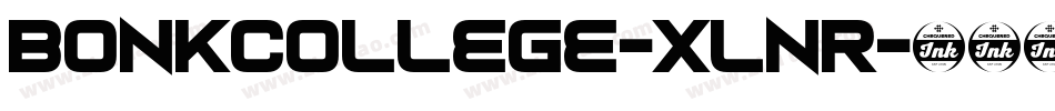 BonkCollege-xLnR字体转换