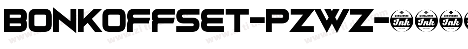 BonkOffset-pZwZ字体转换