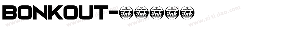 bonkout字体转换