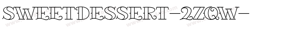 SweetDessert-2zqw字体转换