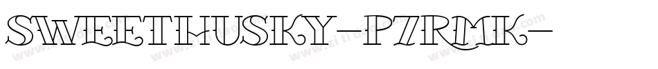 SweetHusky-p7RMK字体转换
