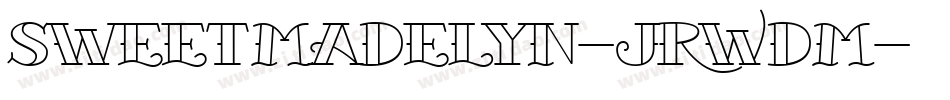 SweetMadelyn-JRWdM字体转换
