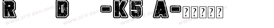RiotiksDemo-K5xA字体转换