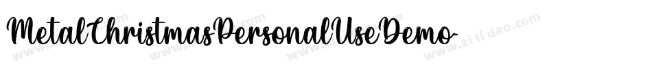 MetalChristmasPersonalUseDemo-4p8x字体转换