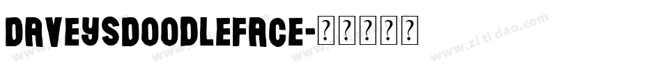 DaveysDoodleface字体转换